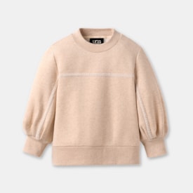Blusa UGG Classic Puff Sleeve Creme
