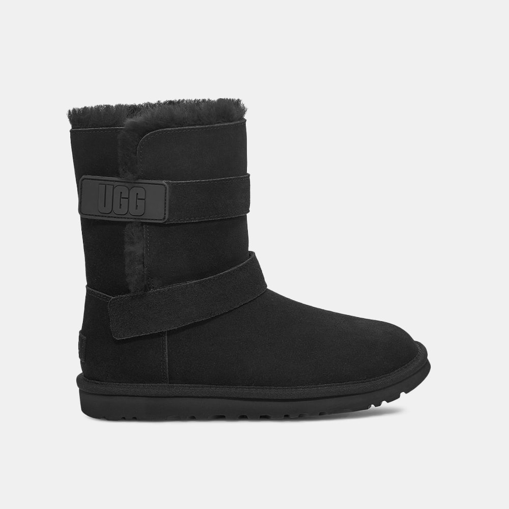 Bota UGG Bailey Graphic Logo Strap Preto
