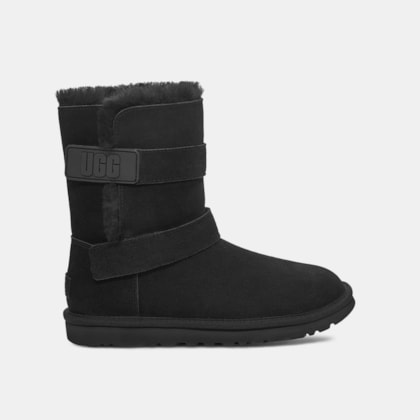 Bota UGG Bailey Graphic Logo Strap Preto