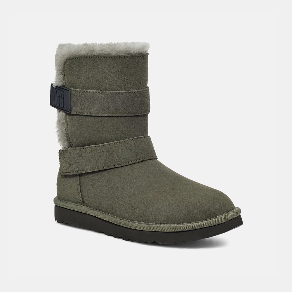 Bota UGG Bailey Graphic Logo Strap Verde
