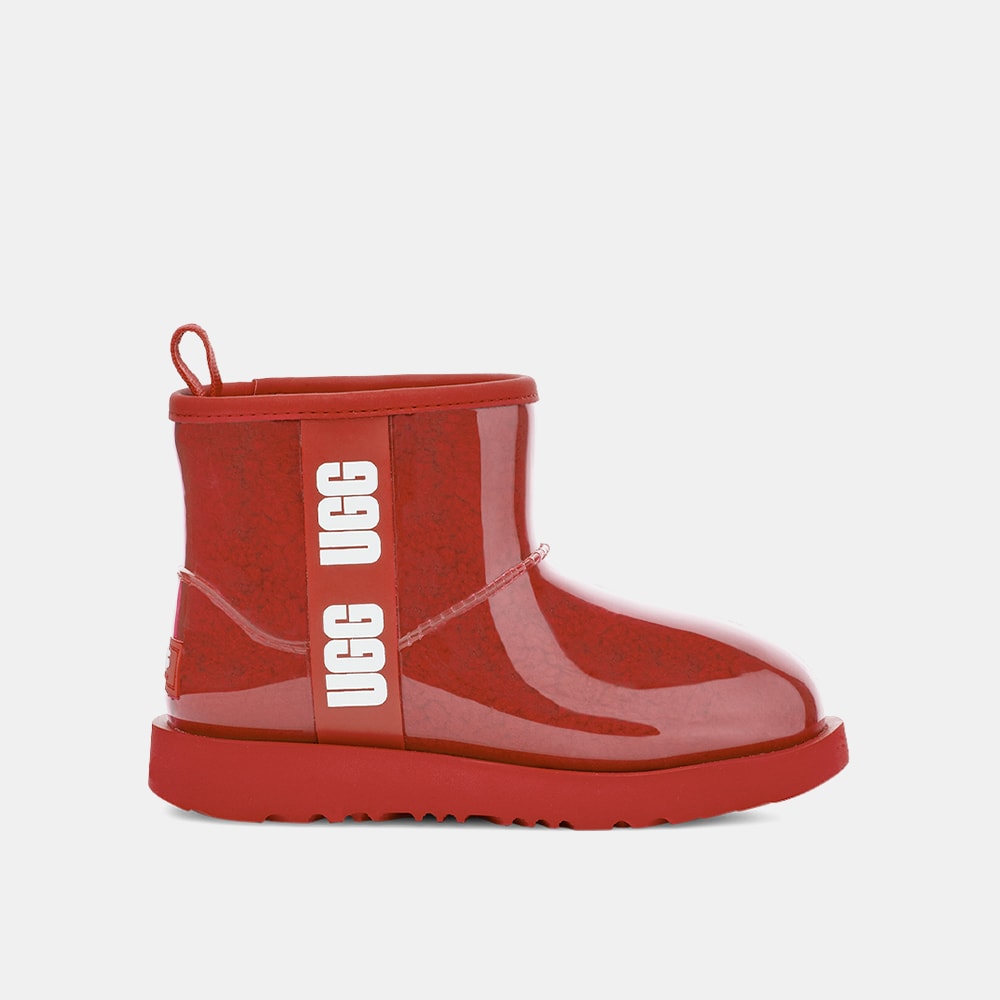Bota Ugg Classic Clear Mini Vermelho