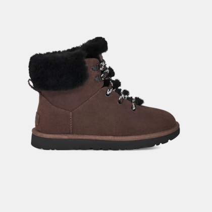 Bota UGG Classic Mini Alpine Lace Marrom