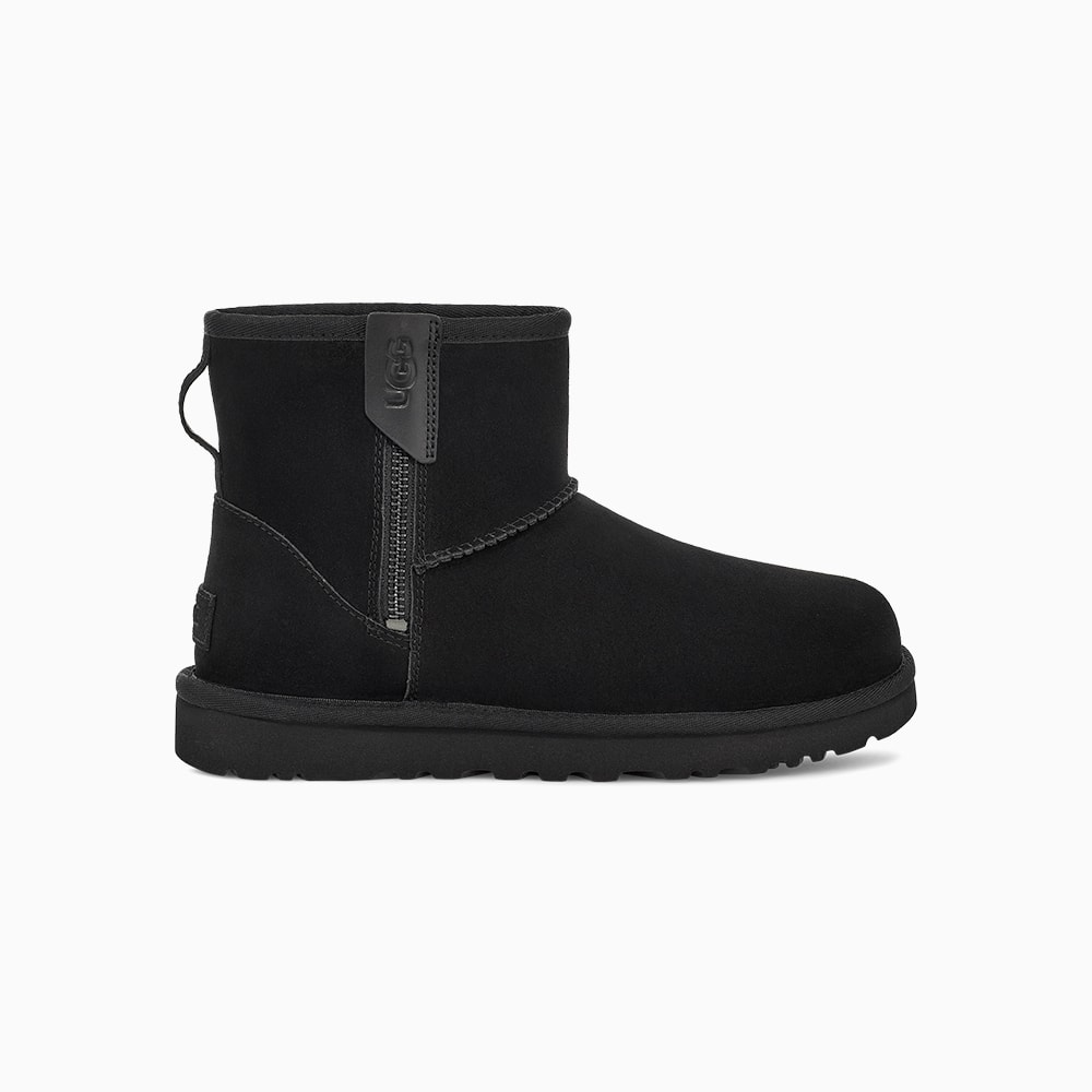 Bota UGG Classic Mini Bailey Zip Preto