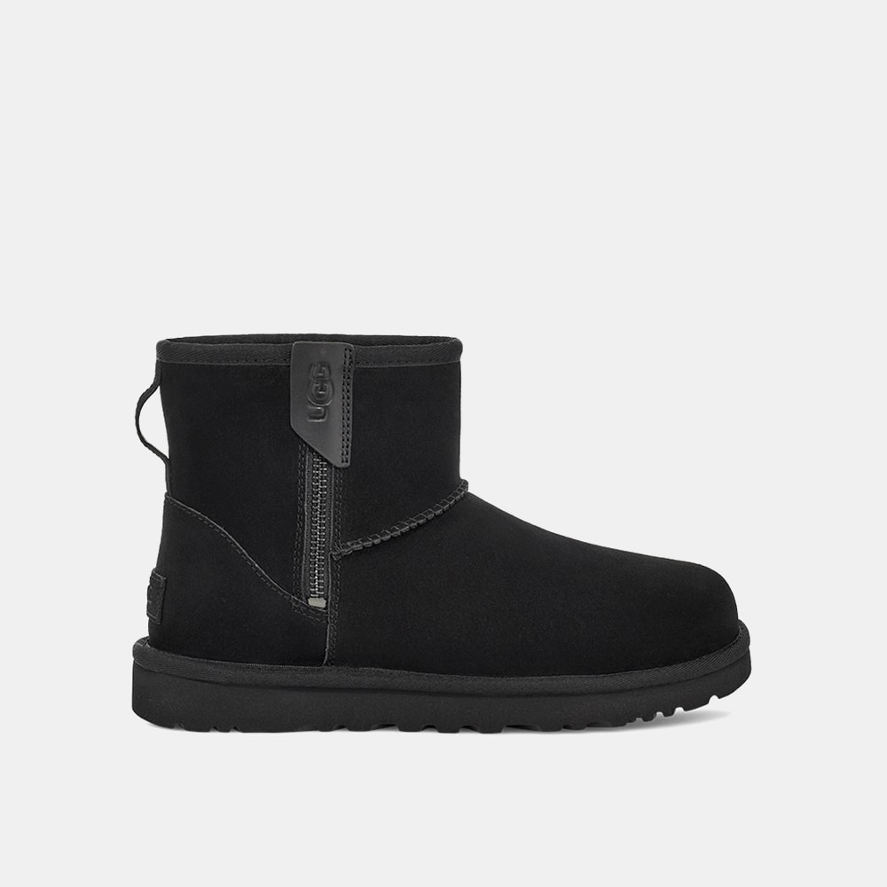 Bota UGG Classic Mini Bailey Zip Preto