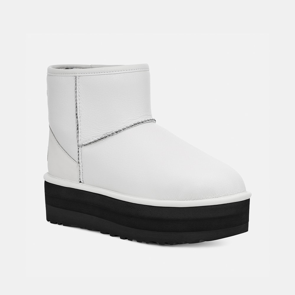 Bota UGG Classic Mini Platform Branco