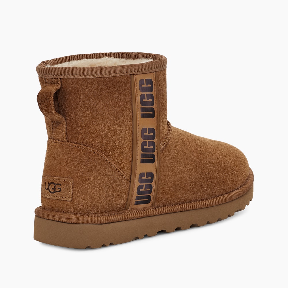 Bota UGG Classic Mini Side Logo II Caramelo