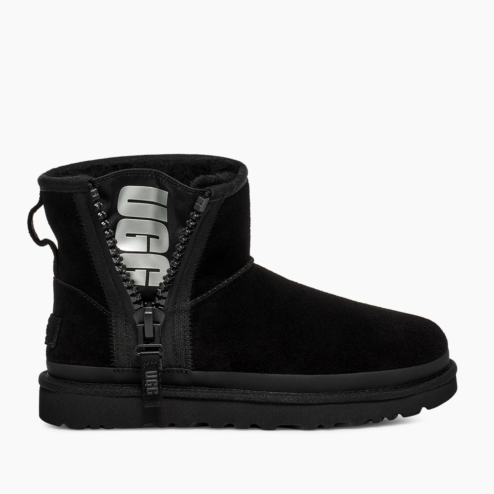 Bota UGG Classic Mini Zipper Tape Logo