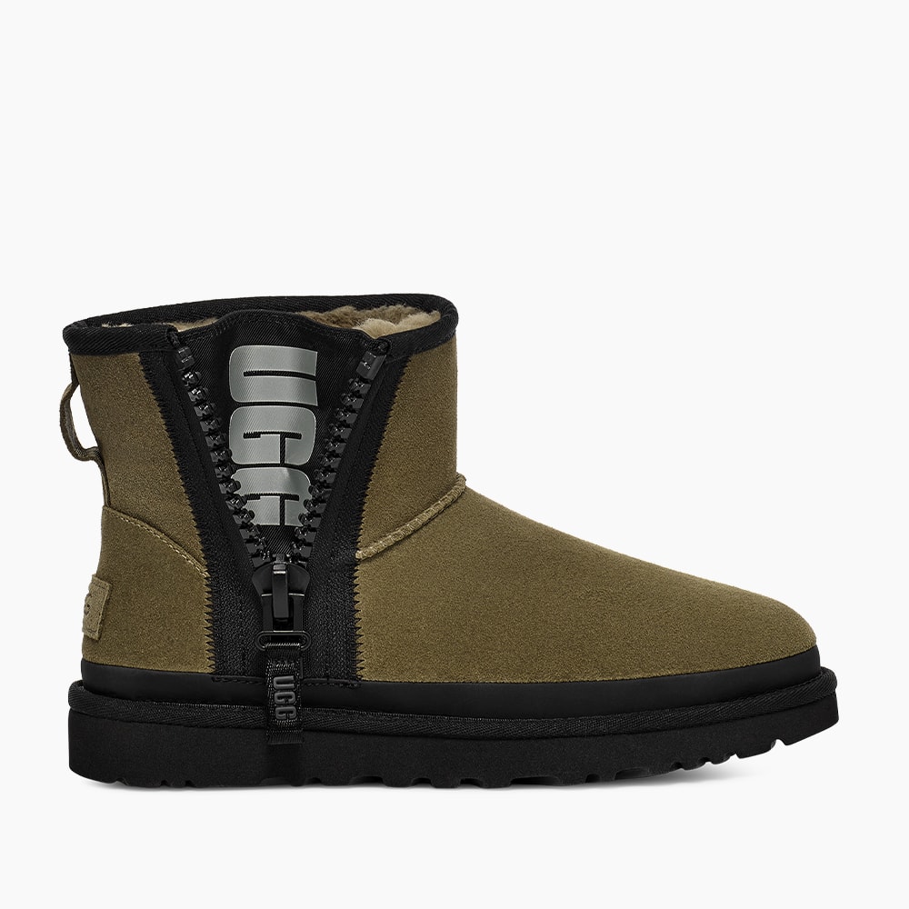 Bota UGG Classic Mini Zipper Tape Logo