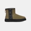 Bota UGG Classic Mini Zipper Tape Logo Verde