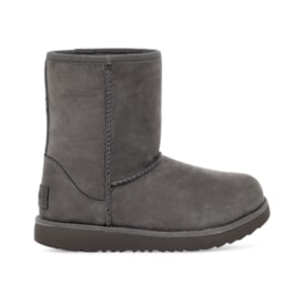 Bota Ugg Classic Short II WP Juvenil Cinza 