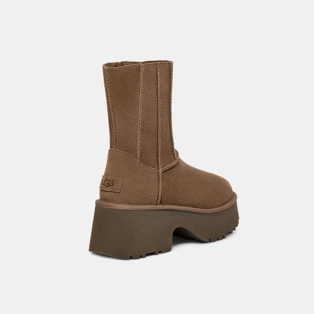 Bota UGG Classic Twin Seam New Heights Marrom