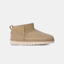 Bota UGG Classic Ultra Mini Biarritz Bege