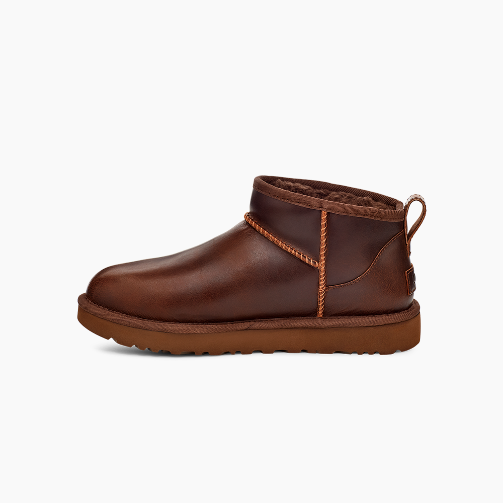 Bota UGG Classic Ultra Mini LTHR Regen