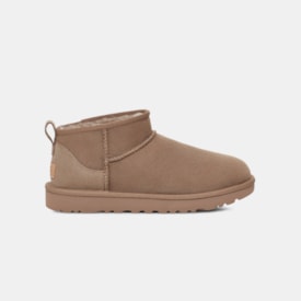Bota UGG Classic Ultra Mini Marrom Caribou