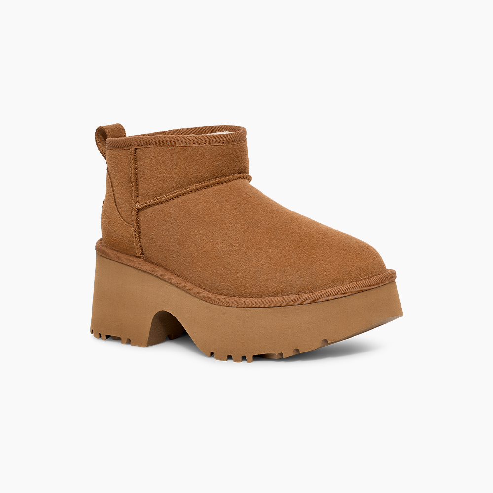 Bota UGG Classic Ultra Mini New Heights Caramelo