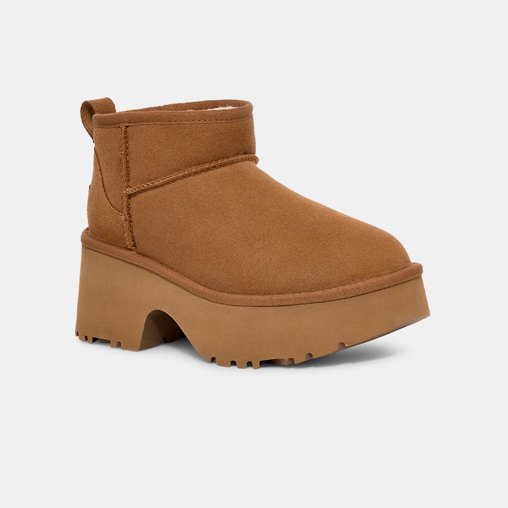Bota UGG Classic Ultra Mini New Heights Caramelo