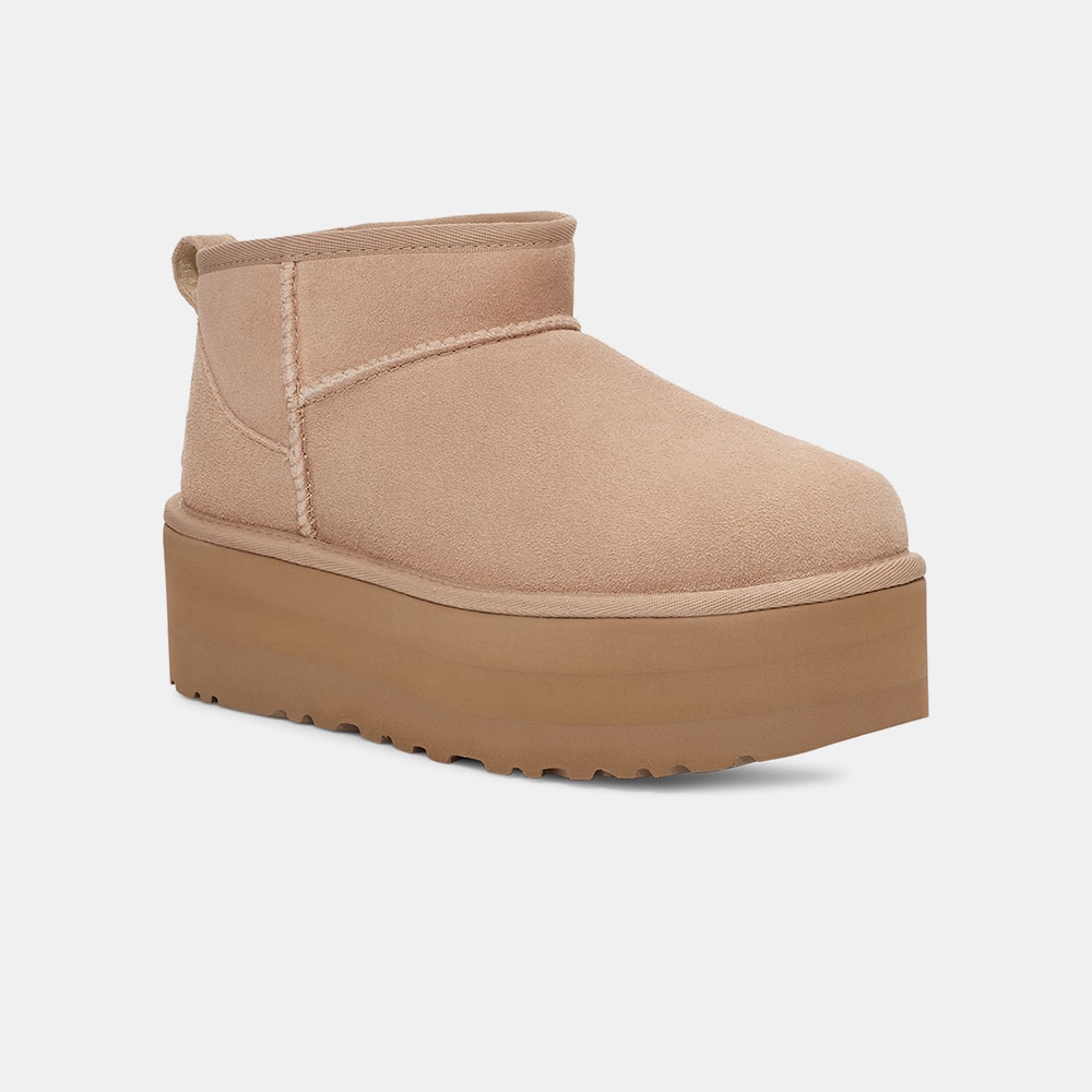 Bota UGG Classic Ultra Mini Platform Bege