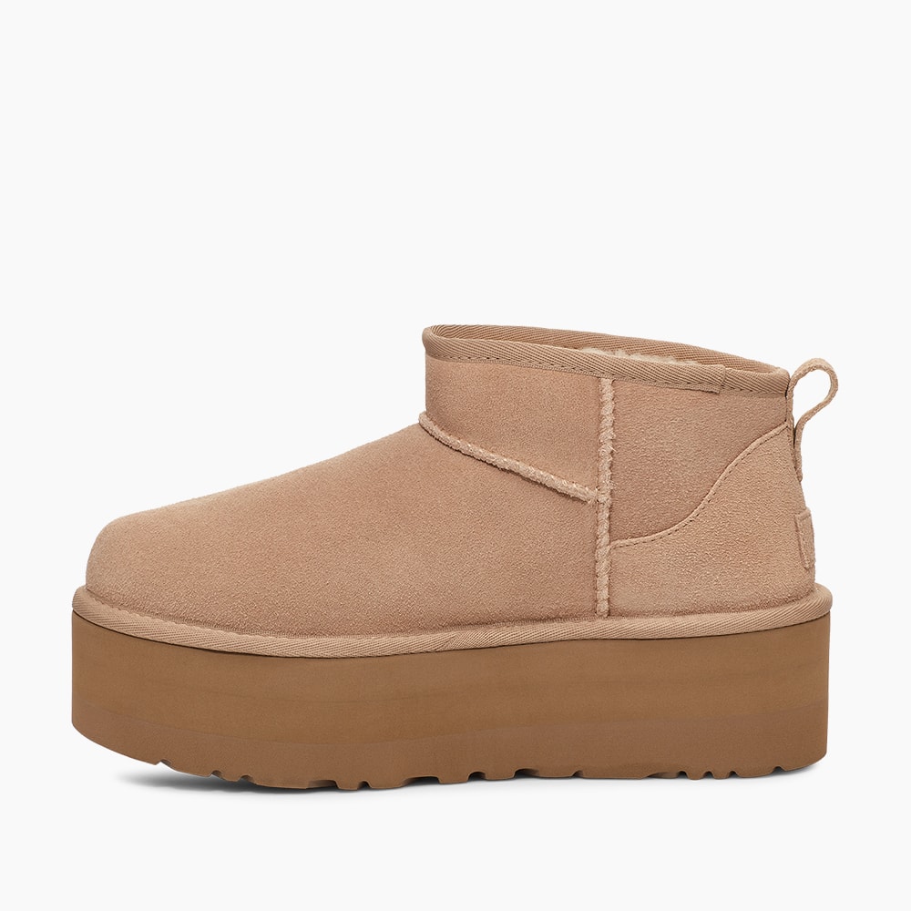 Bota UGG Classic Ultra Mini Platform Bege