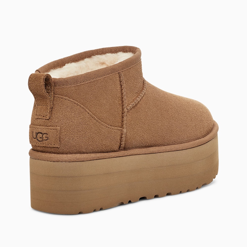 Bota UGG Classic Ultra Mini Platform Caramelo