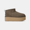 Bota UGG Classic Ultra Mini Platform Cinza Dried Oregano