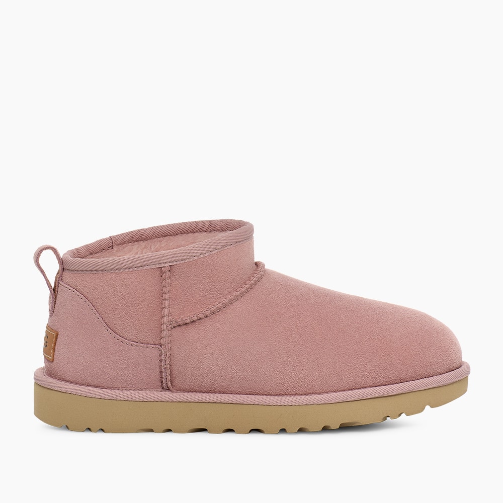 Bota UGG Classic Ultra Mini Rosa Claro