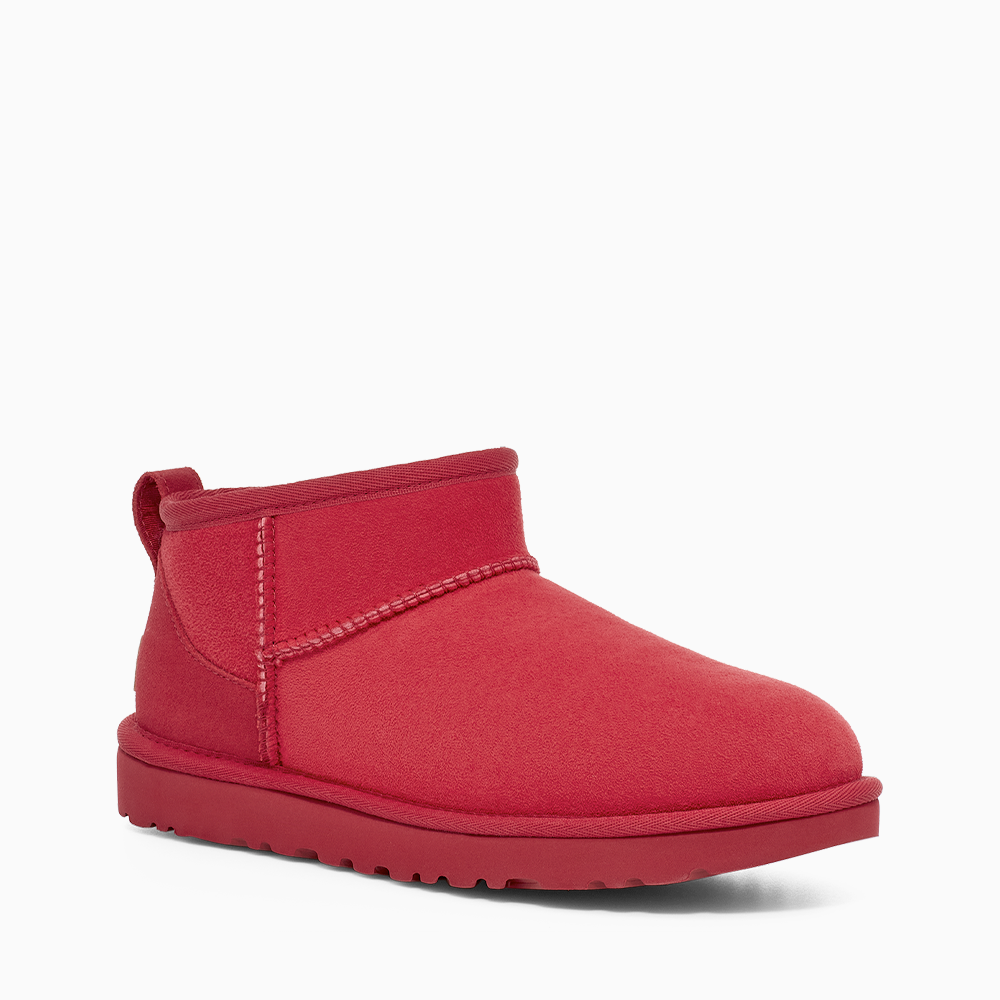 Bota UGG Classic Ultra Mini Vermelho