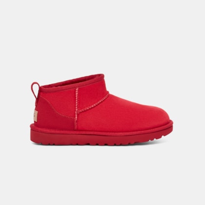Bota UGG Classic Ultra Mini Vermelho