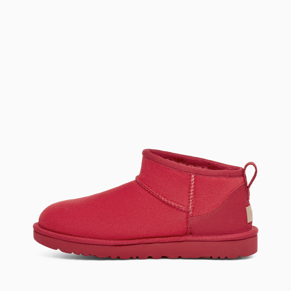 Bota UGG Classic Ultra Mini Vermelho