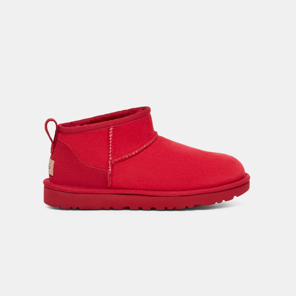 Bota UGG Classic Ultra Mini Vermelho