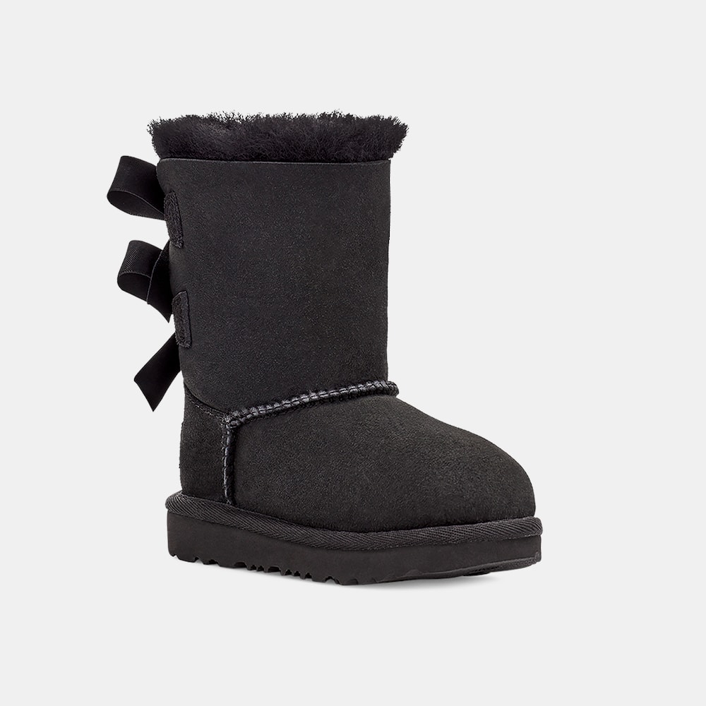 Bota UGG Infantil Bailey Bow II Preto