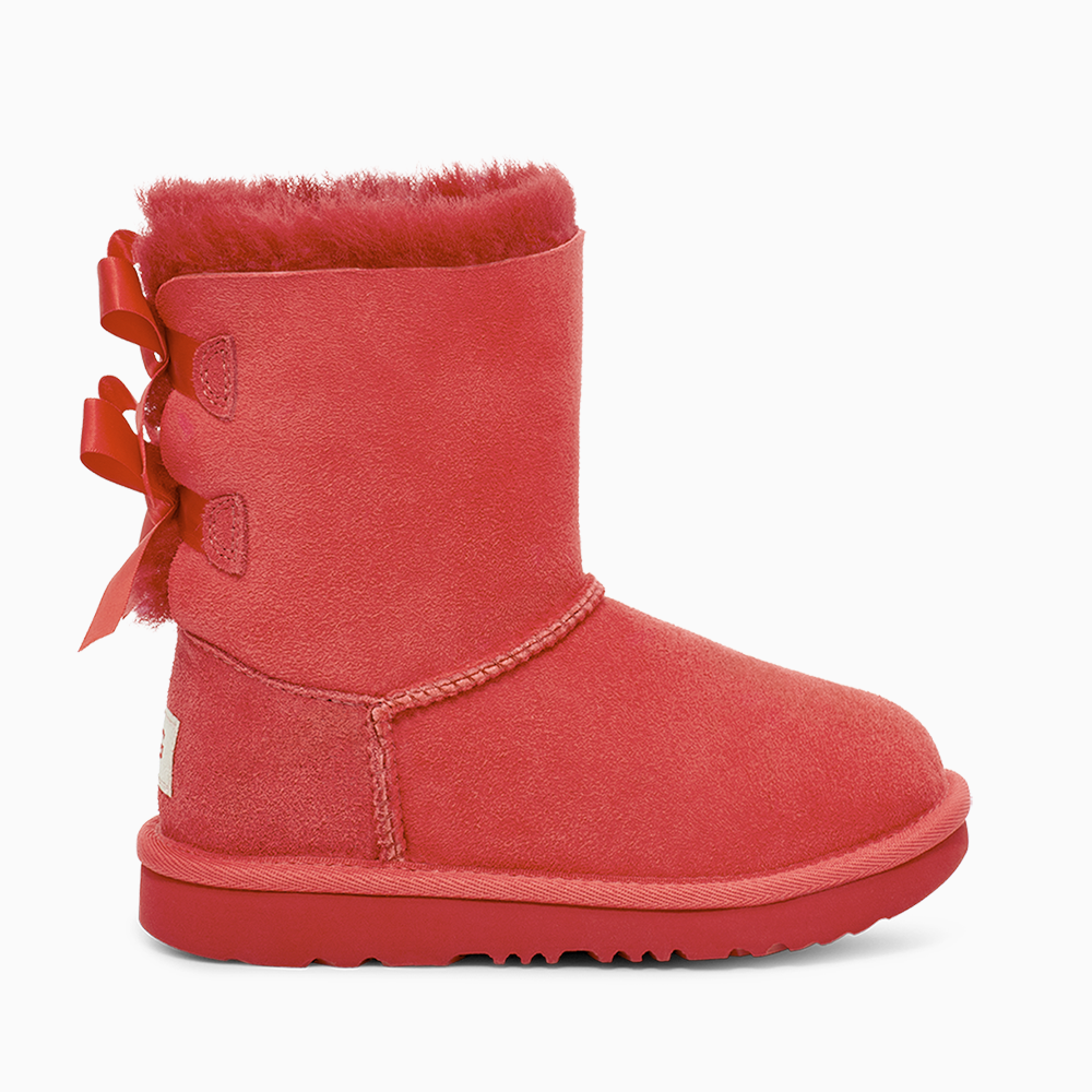 Bota UGG Infantil Bailey Bow II Vermelho