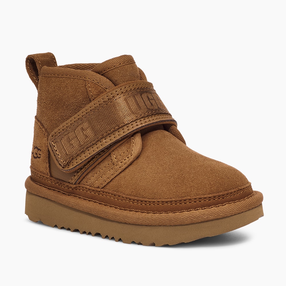 Bota UGG Infantil Neumel Snapback Caramelo