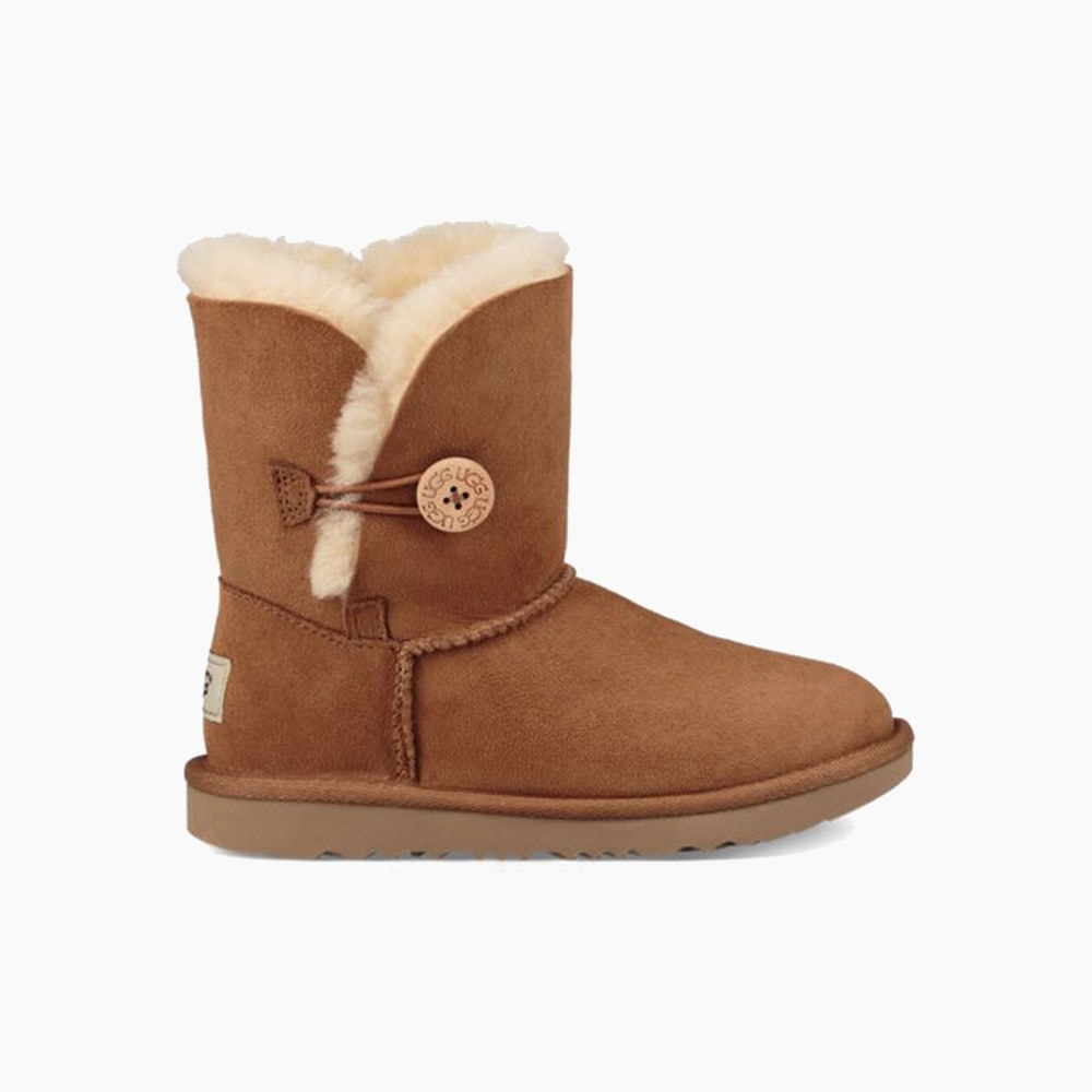 Bota UGG Juvenil Bailey Button II Caramelo