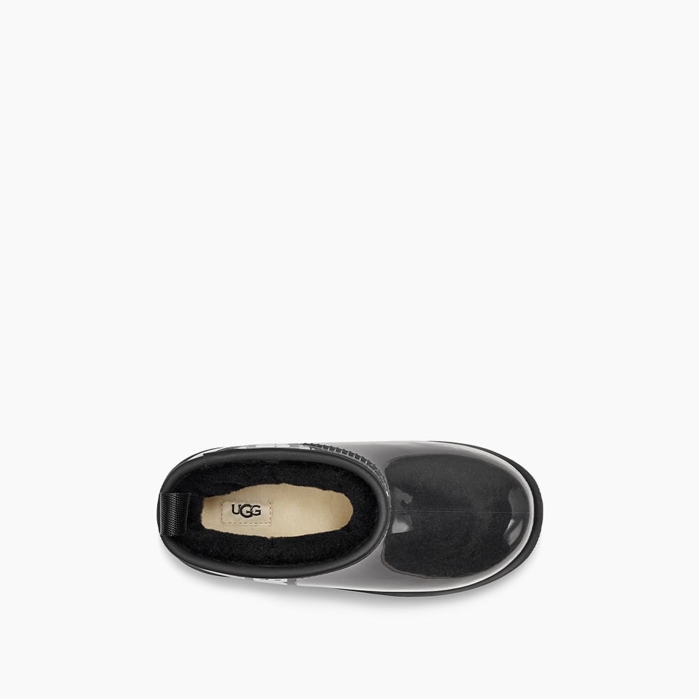 Bota Ugg Juvenil Classic Clear Mini II Preto