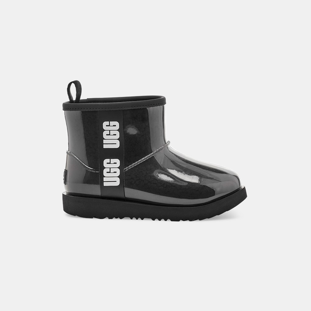 Bota Ugg Juvenil Classic Clear Mini II Preto