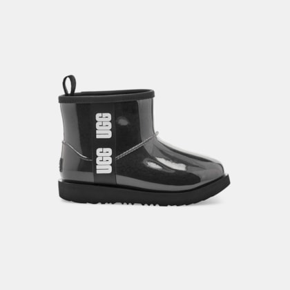 Bota Ugg Juvenil Classic Clear Mini II Preto
