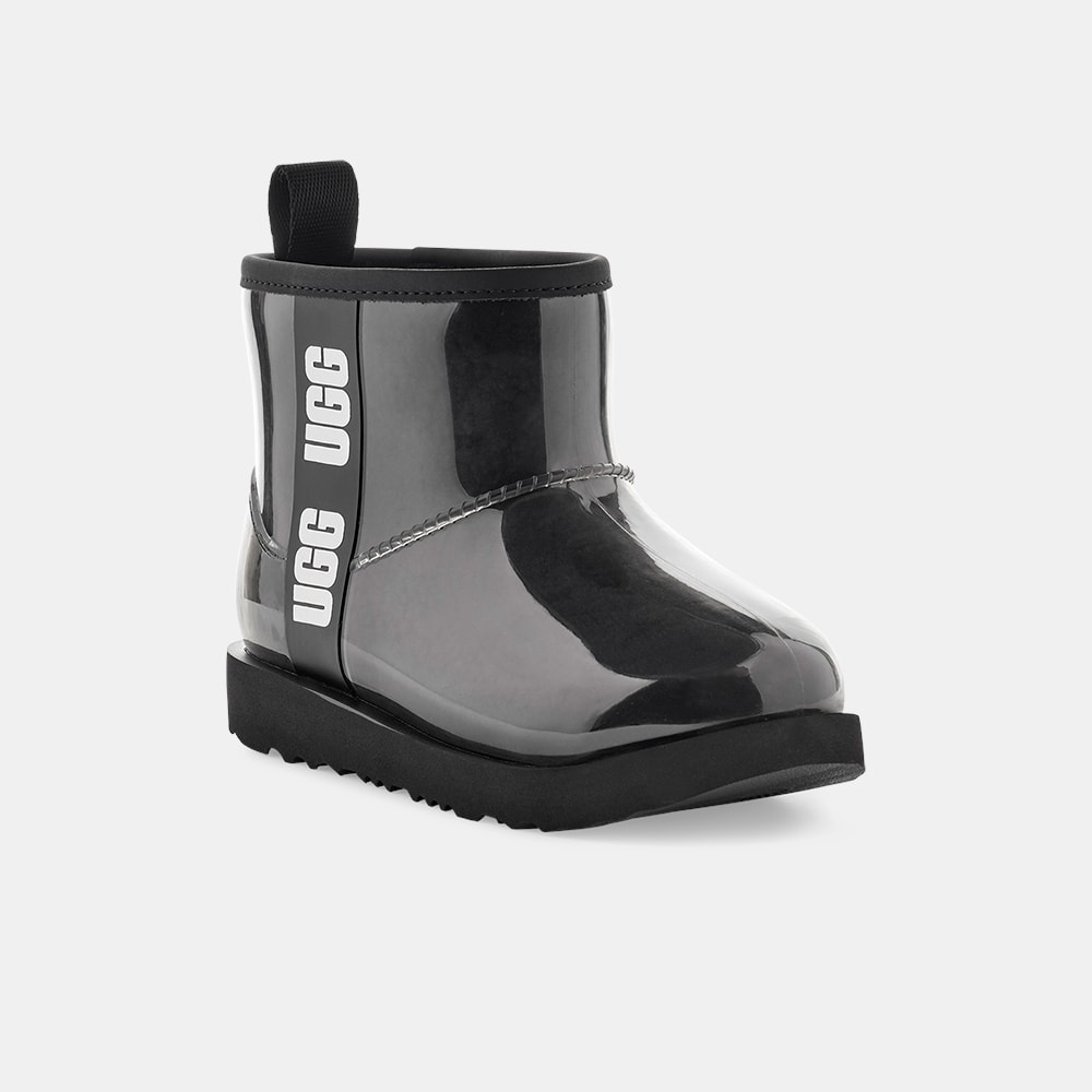 Bota Ugg Juvenil Classic Clear Mini II Preto