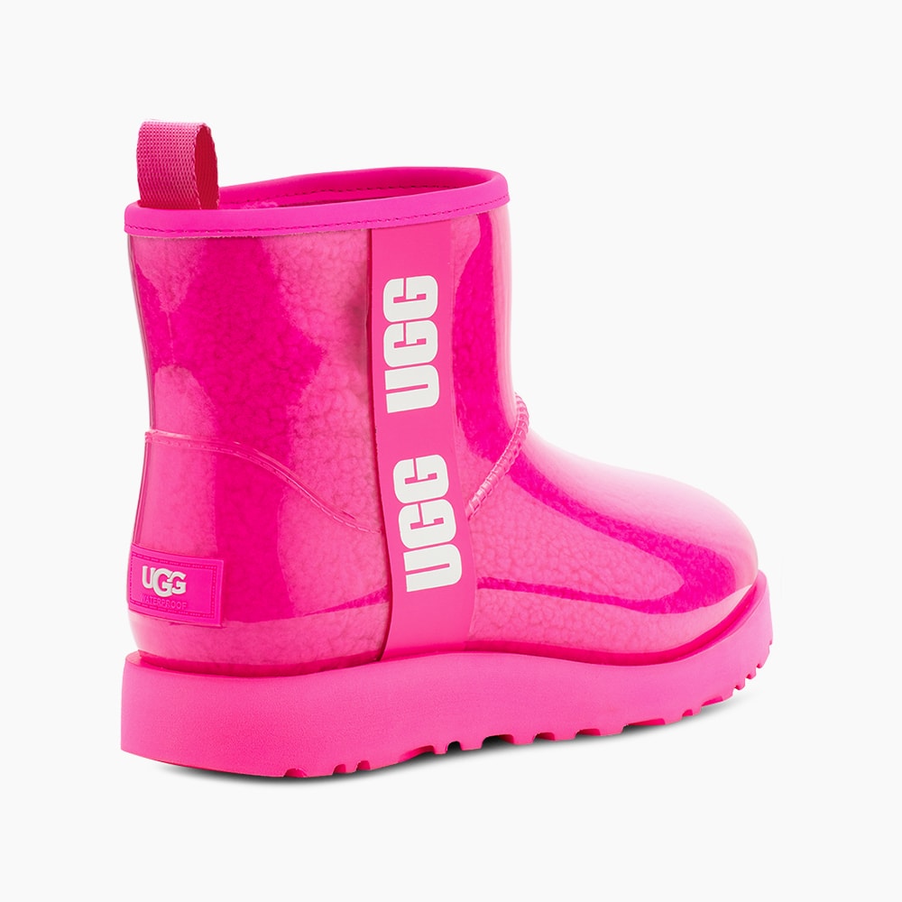 Bota Ugg Juvenil Classic Clear Mini II Rosa