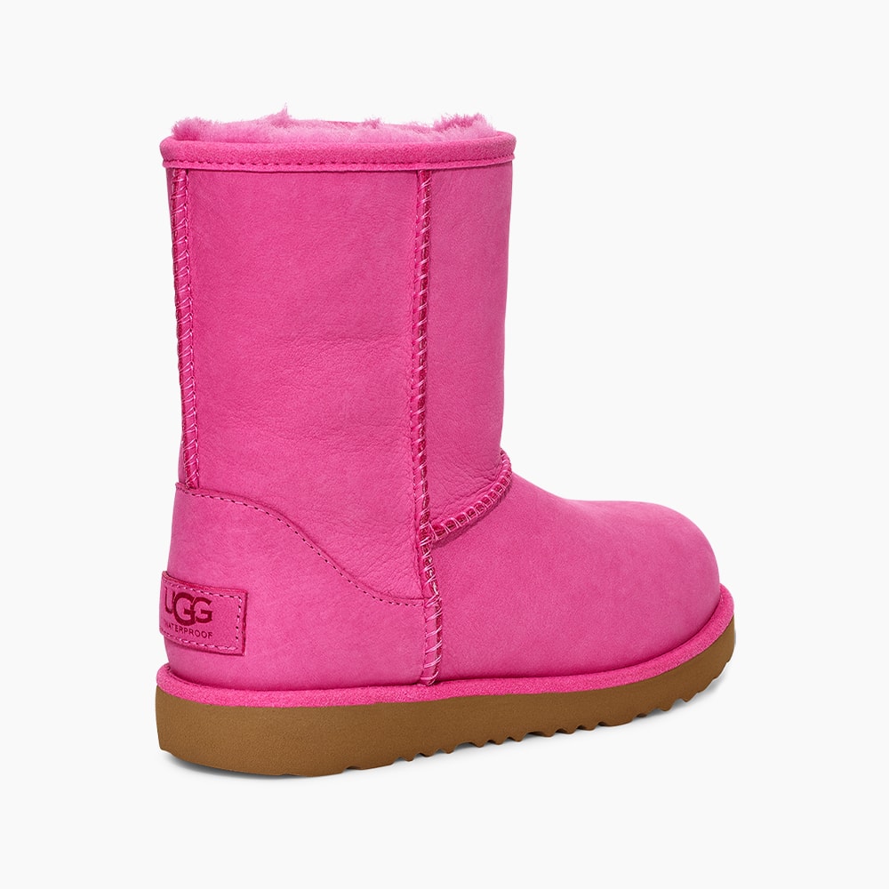 Bota Ugg Juvenil Classic Short II WP Rosa