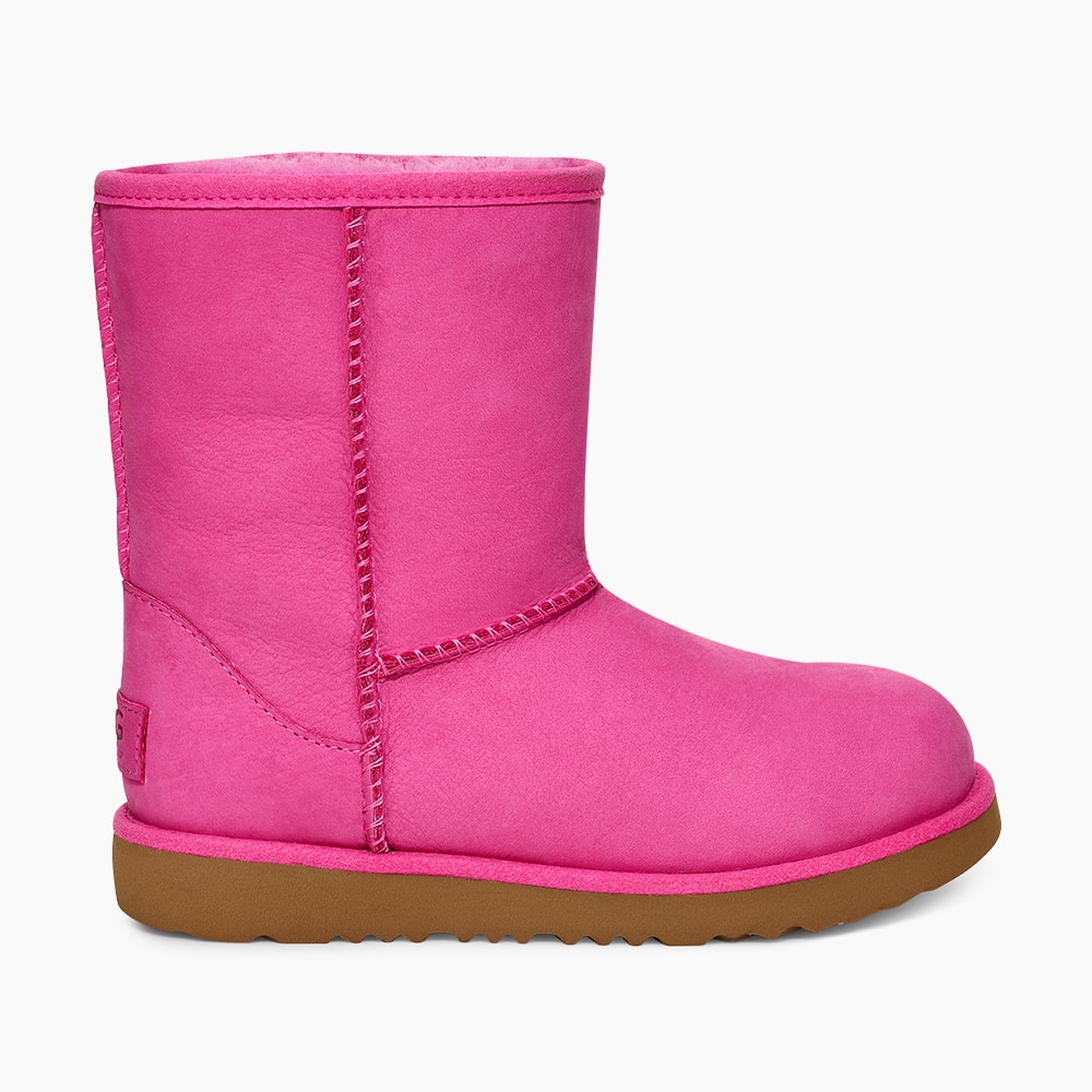 Bota Ugg Juvenil Classic Short II WP Rosa