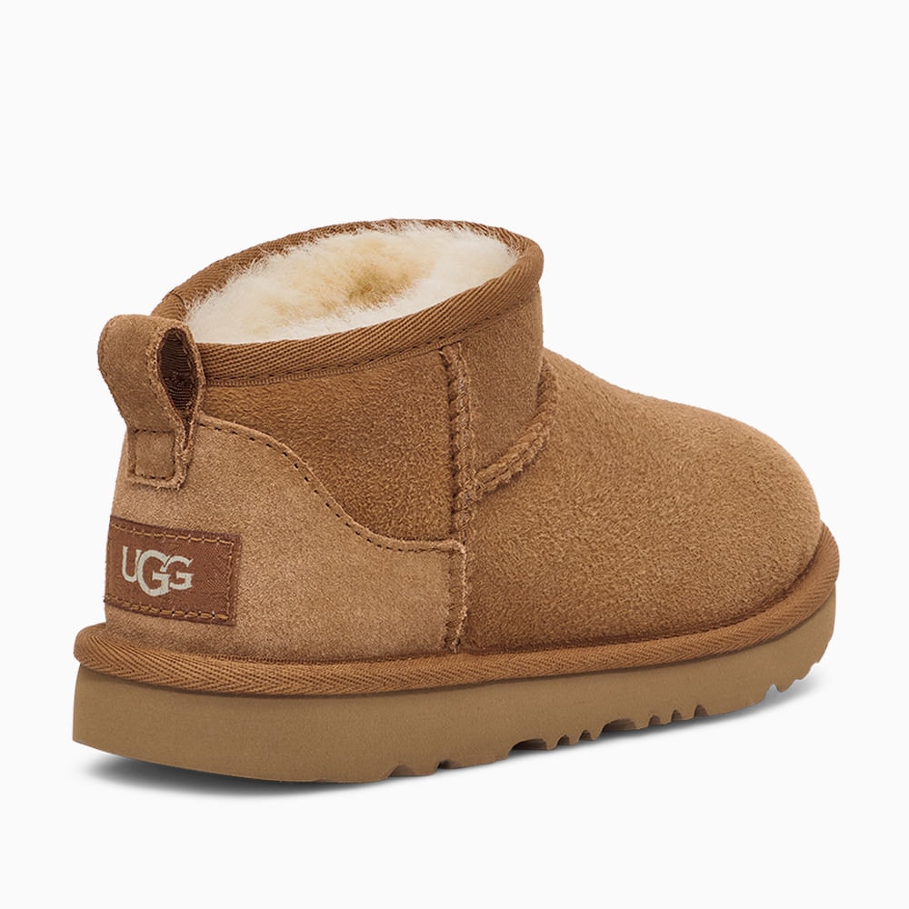 Bota UGG Juvenil Classic Ultra Mini Caramelo