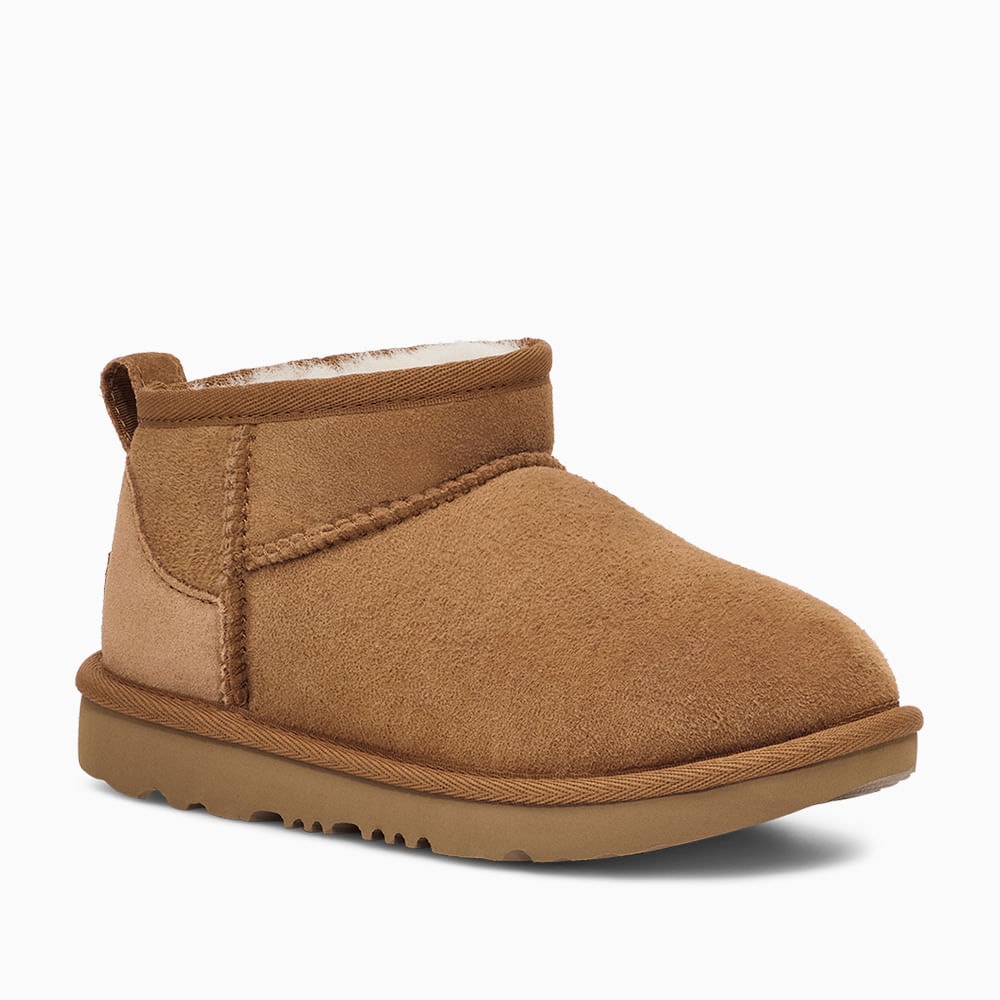 Bota UGG Juvenil Classic Ultra Mini Caramelo