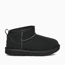 Bota UGG Juvenil Classic Ultra Mini Preto