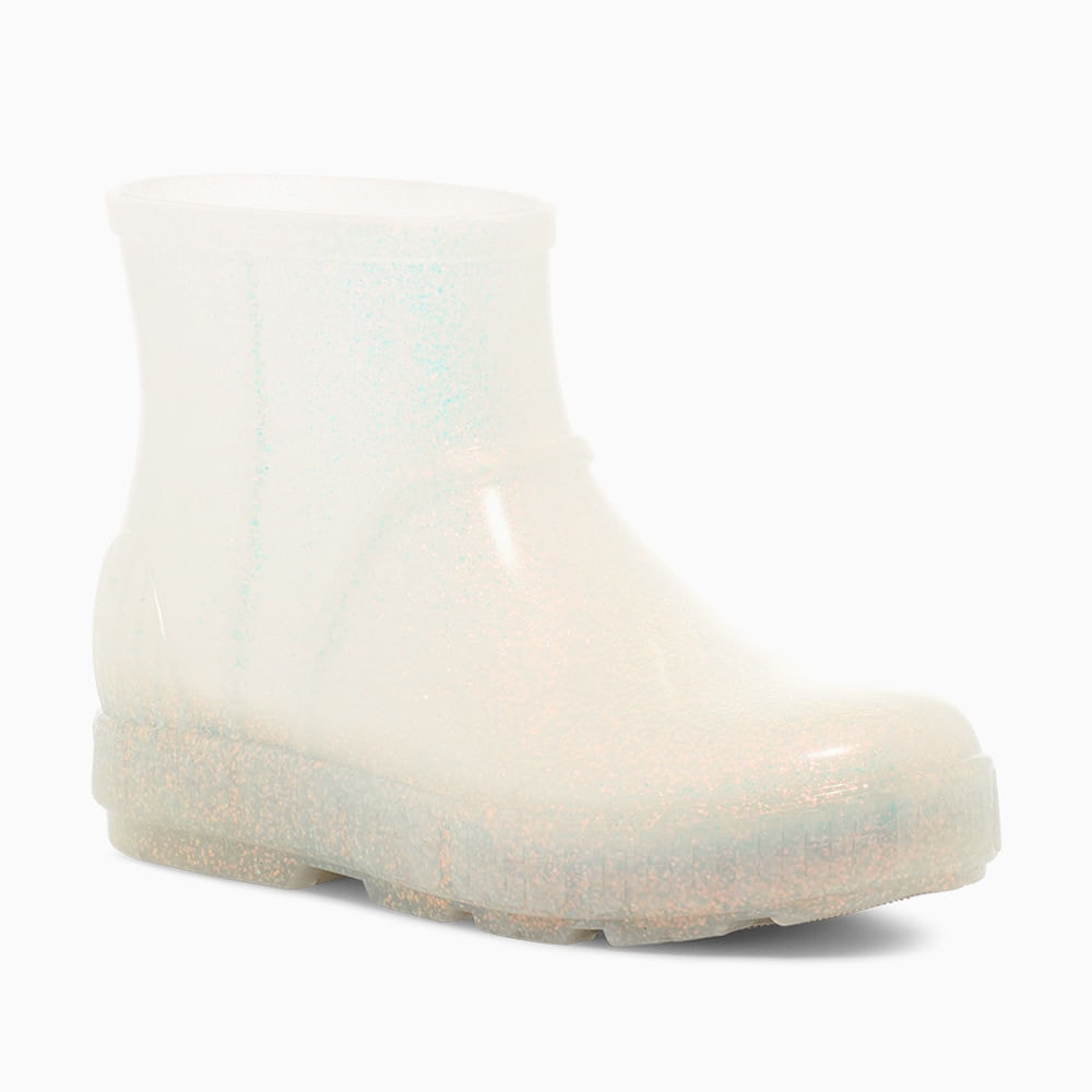Bota UGG Juvenil Drizlita Glitter Branco