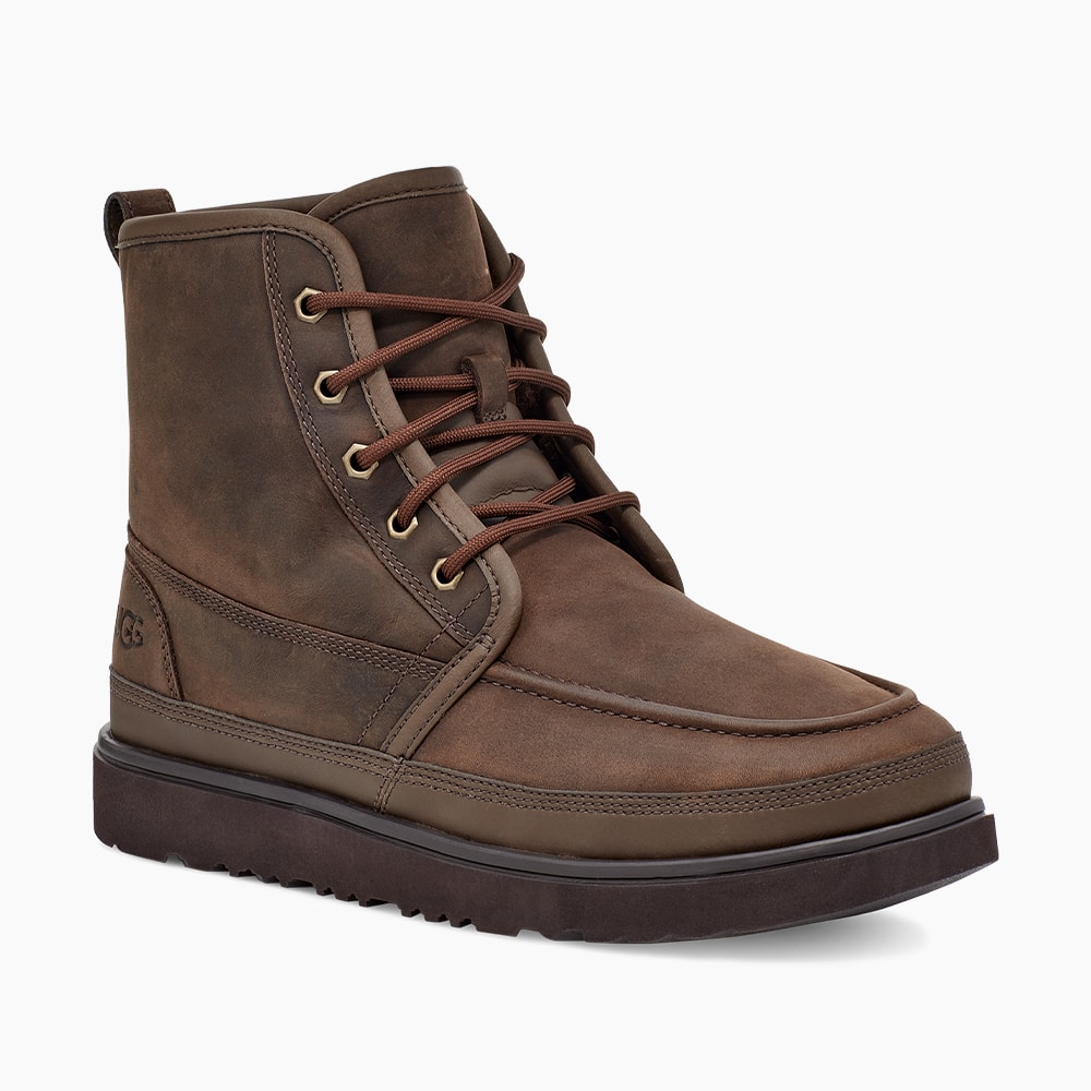 Bota UGG Masculina Neumel High Moc Weather Marrom