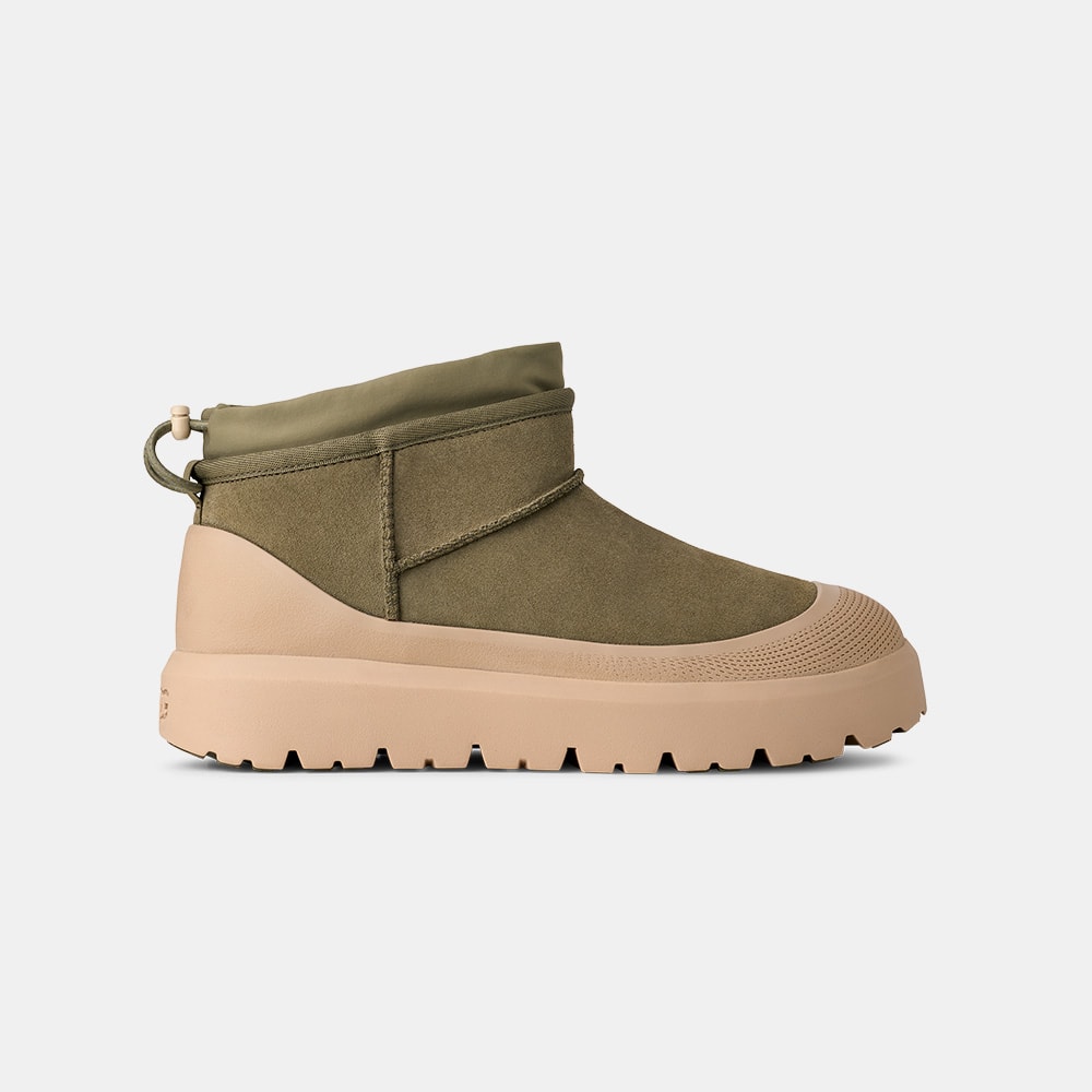 Bota UGG Masculino Classic Ultra Mini Weather Hybrid Verde