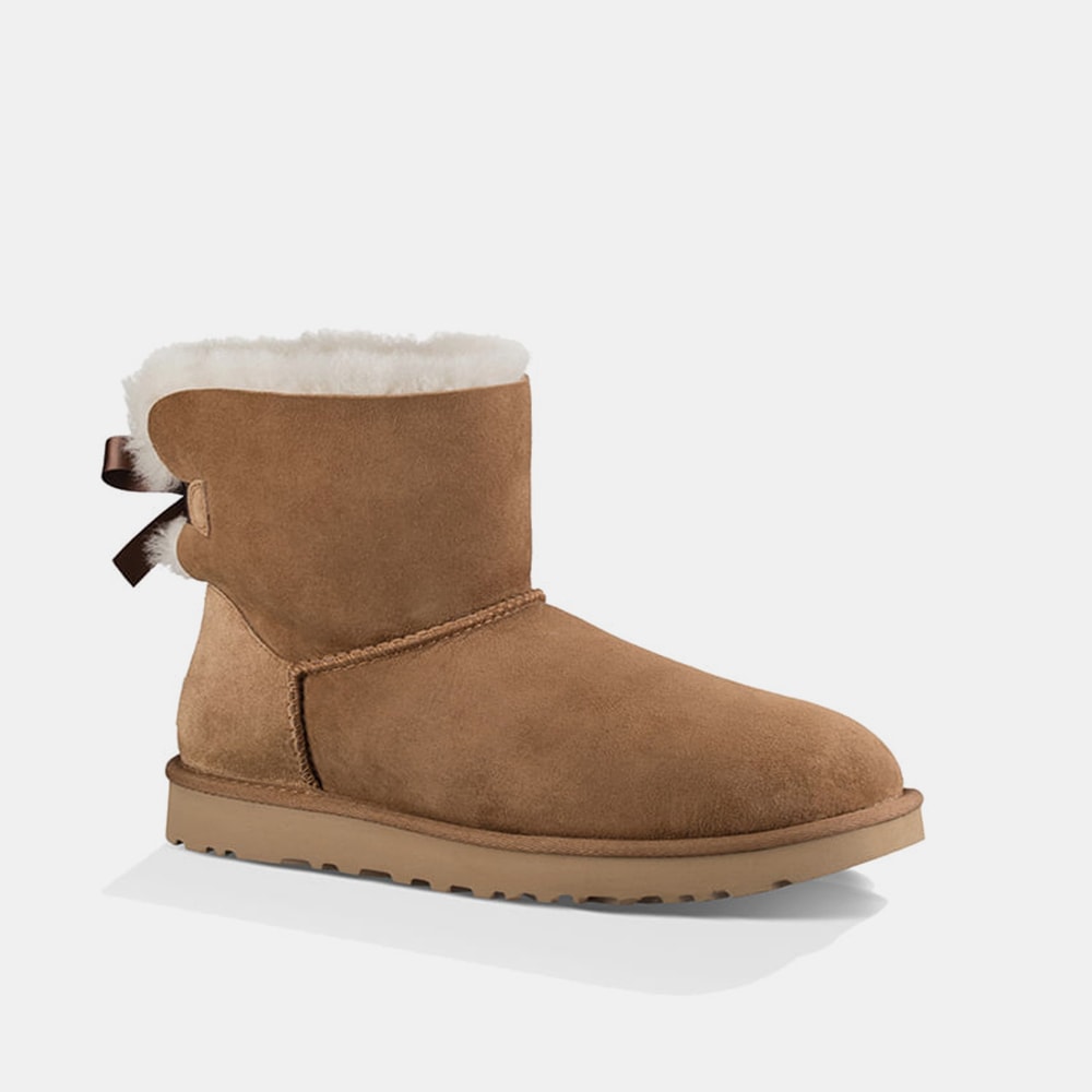 Bota UGG Mini Bailey Bow II Caramelo