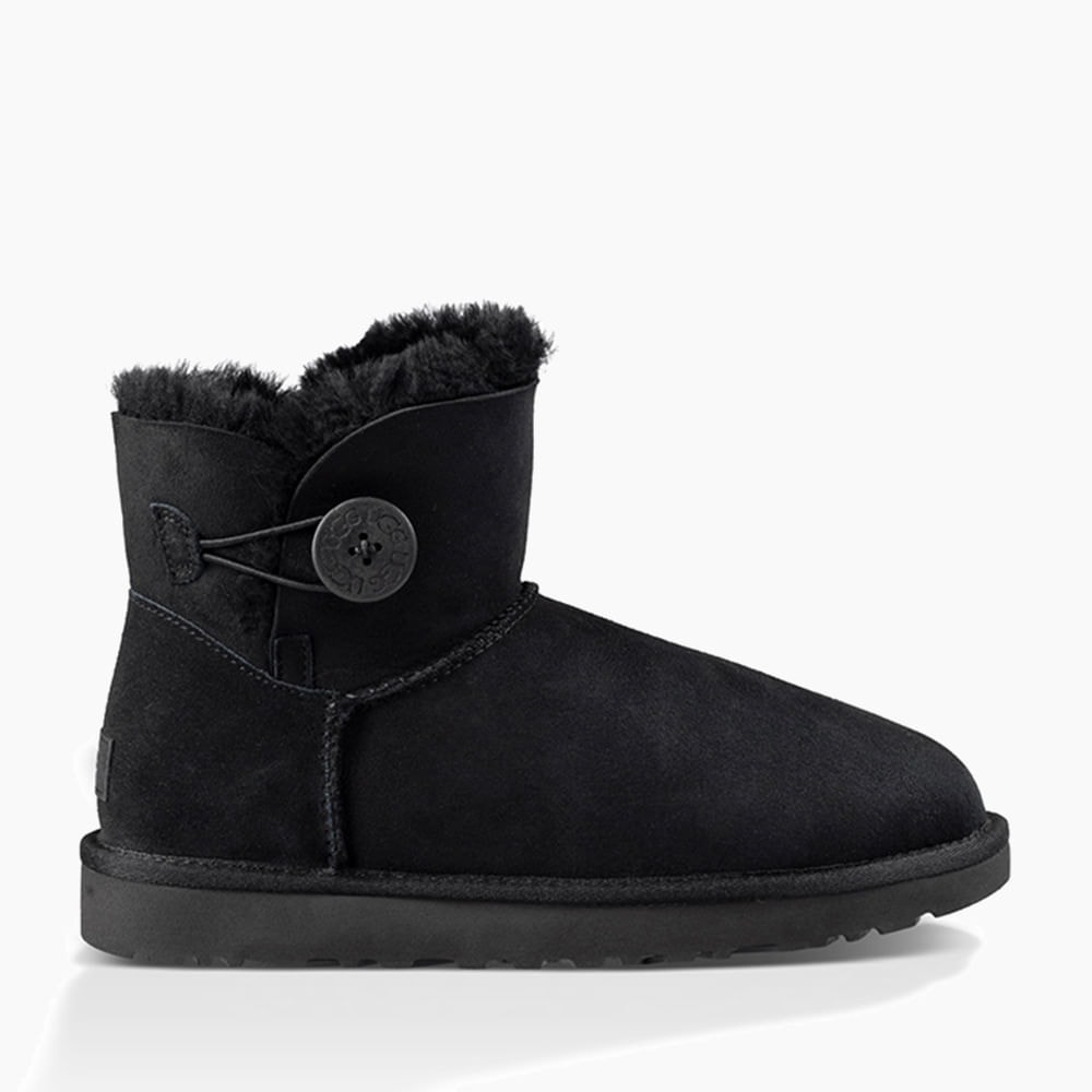 Bota UGG Mini Bailey Button II Preto