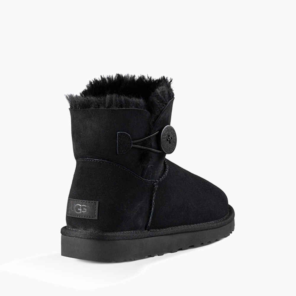 Bota UGG Mini Bailey Button II Preto