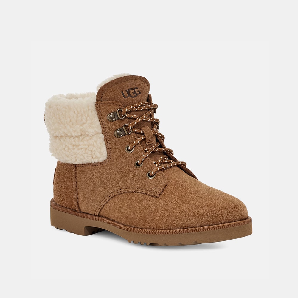 Bota UGG Romely Heritage Lace Caramelo